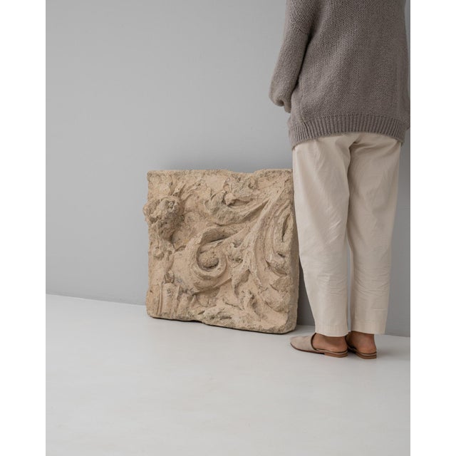 Baroque 19th Century French Carved French Stone Architectural Ornament For Sale - Image 3 of 18