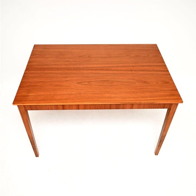 Wood Vintage Swedish Walnut Metamorphic Console Table from Nordiska Kompaniet, 1950s For Sale - Image 7 of 11