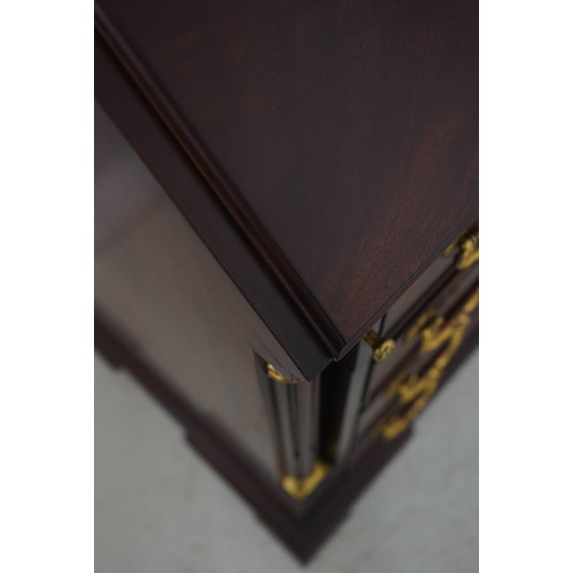 Henkel Harris Mahogany Document Secretary Desk For Sale - Image 11 of 18