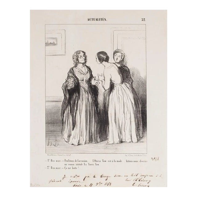 Honoré Daumier, Take the Opportunity, Lithograph, 1852 For Sale