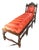 18th Century English Baroque Caned Seat Day Bed For Sale