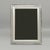 Mid-Century Modern Silver-Plated and Glass Photo Frame, Italy, 1970s For Sale - Image 3 of 7