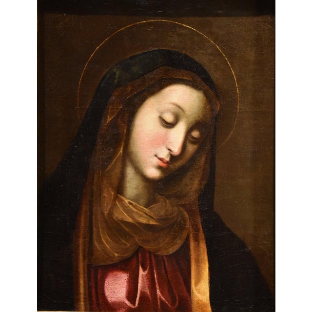 Scipione pulzone (gaeta, 1544 – rome, 1598) workshop of madonna oil on canvas 55 x 43 cm - framed 63 x 51 cm this delicate...