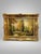 Unknown, Scenic Forest & Lakeside Landscape, Oil on Canvas, Framed For Sale - Image 4 of 4