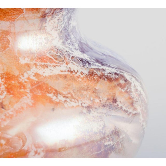 1920s Art Deco Marmor Ceramic Vase Arabia, Finland, 1933 For Sale - Image 5 of 8