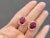 Bochic "Orient" Vintage Pastel & Red Rubies Earrings Set In 18K Gold & Silver For Sale - Image 16 of 18
