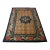 Antique 1900s Chinese Floral Medallion Rug 7'2" X 4'5" For Sale