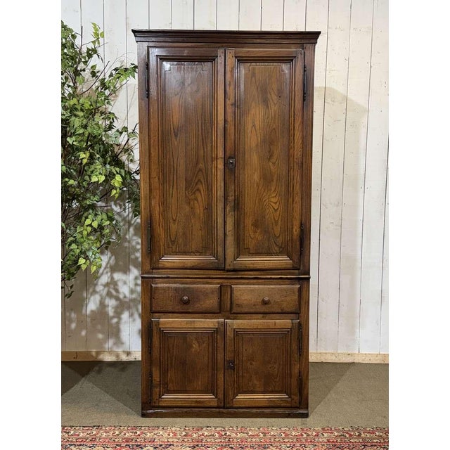 Antique Chestnut Four-Door Cabinet, 1800s For Sale - Image 15 of 15