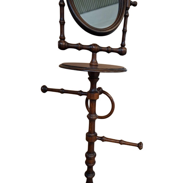 Beech Bathroom Floor Lamp, 1980s For Sale - Image 6 of 13