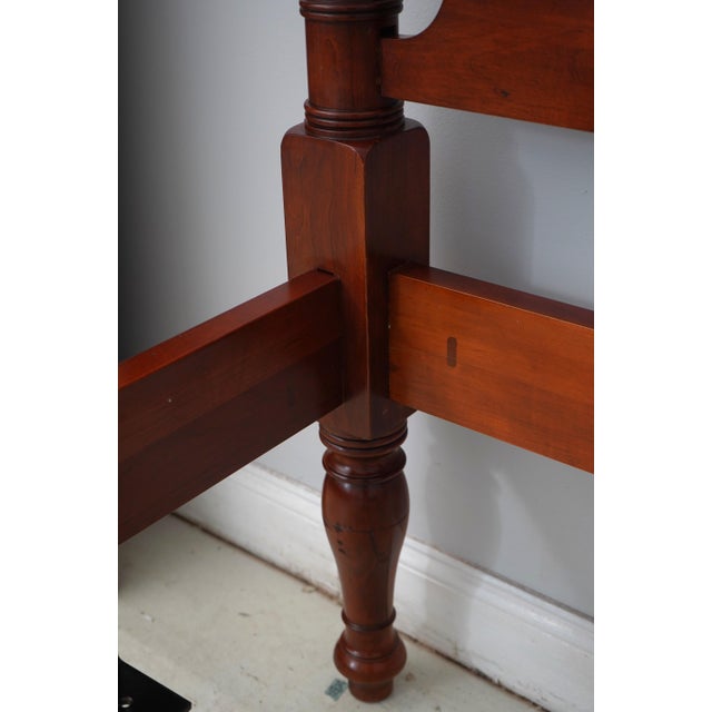 Henkel Harris Model 162 Cherry King Size Poster Bed For Sale - Image 15 of 18