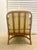 Wood Vintage Bamboo Set of Two Chair and One Ottoman . Ficks Reed Style. For Sale - Image 7 of 12