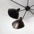 Metal Black Seven Fixed Arms Spider Wall Lamp by Serge Mouille For Sale - Image 7 of 11