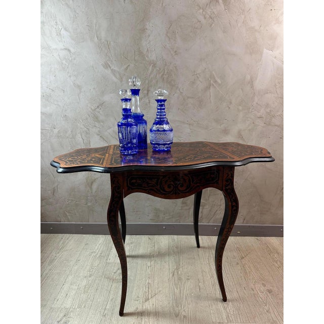 Glass Bohemian Crystal Carafe, 1950s For Sale - Image 7 of 10