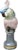 Yellow Early 20th Century Porcelain Life-Size Parrot Figures on Pedestals, by Karl Ens, a Pair For Sale - Image 8 of 12