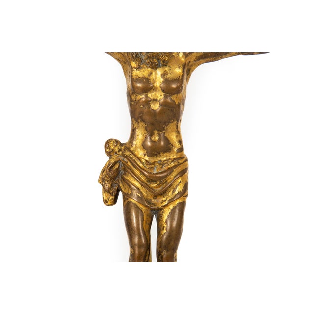 Bronze Fine German Renaissance Gilt Bronze Corpus Christi, 17th/18th Century For Sale - Image 8 of 16