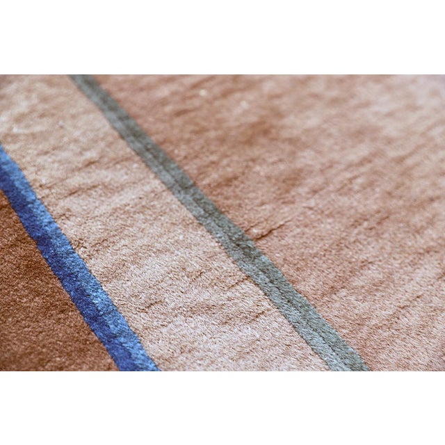 Tan 1930s Small Chinese Art Deco Rug For Sale - Image 8 of 8