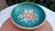 Painted wooden bowl or decorative plate in folk style, 1960s–1970s., dimensions: height 8 cm, diameter 32 cm.