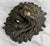 Vintage Victorian Architectural Cast Brass Lions Head Wall Art For Sale - Image 4 of 8