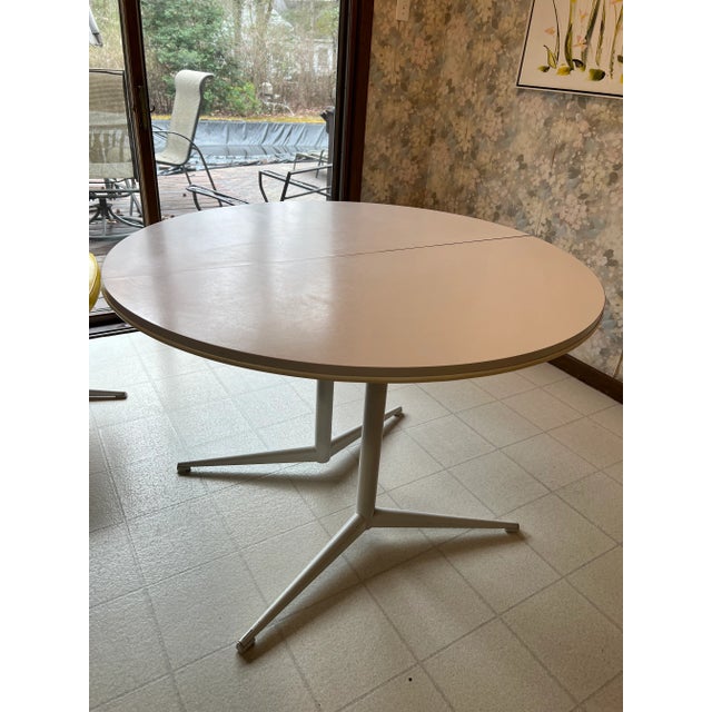1970 Round Formica Dining Table For Sale - Image 4 of 4