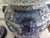 Chinese 19th Century Blue & White Temple Jars With Stands- Set of 2 For Sale - Image 4 of 10
