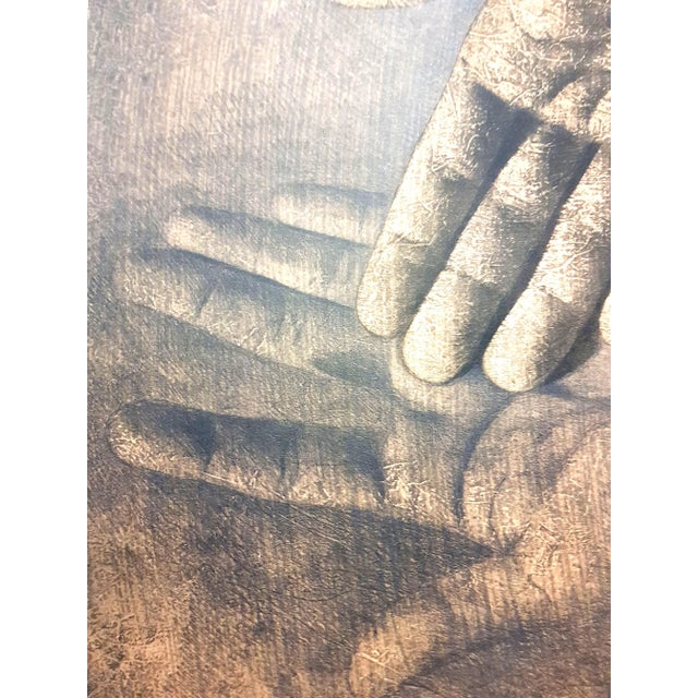 Isia Leviant - Hands - Signed Lithograph Circa 1970 For Sale - Image 6 of 12