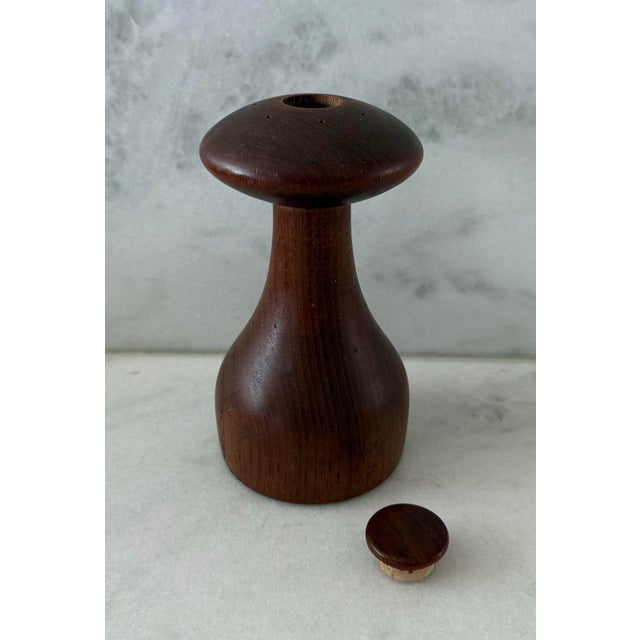 Dansk Teak Salt and Pepper Mill Designed by Jens Quistgaard For Sale In Austin - Image 6 of 9