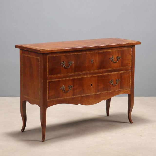 Antique Louis XVI Style Chest of Drawers in Mahogany, 20th Century For Sale - Image 11 of 11