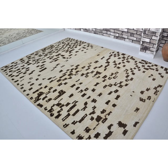 Handmade wool carpet in Turkish Anatolia , Vintage Oushak Rug,Turkish Vintage Anatolian Rug, Handmade wool Rug . One Of...