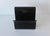 Front for Kartell Style Black Lucite Acrylic Magazine Rack Vintage For Sale In Miami - Image 6 of 11