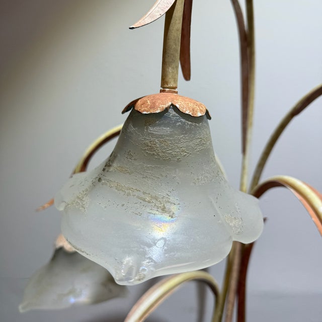 Metal Large Postmodern Luce Doro Series Antinea Floor Lamp in Murano Glass by Jean-François Crochet for Terzani, 1980s For Sale - Image 7 of 17