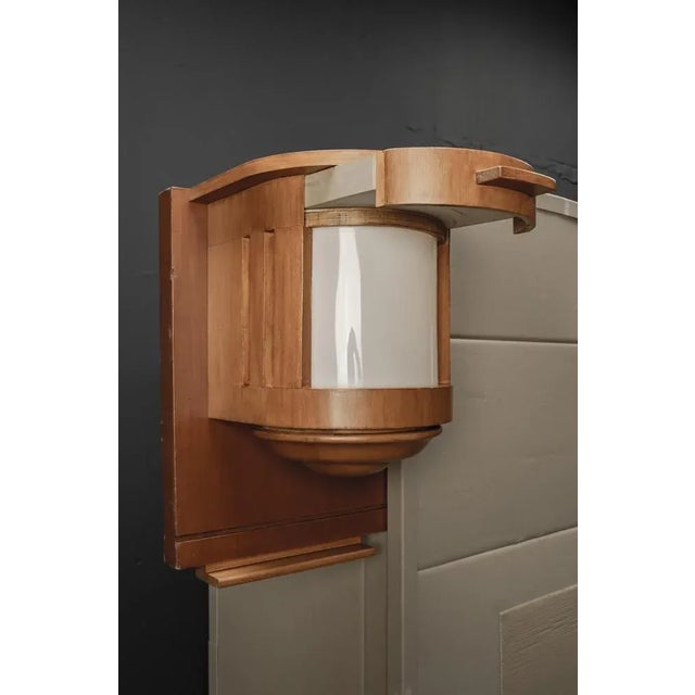 Modern Organic Architectural Wooden Lamps, Set of 2 For Sale - Image 11 of 18