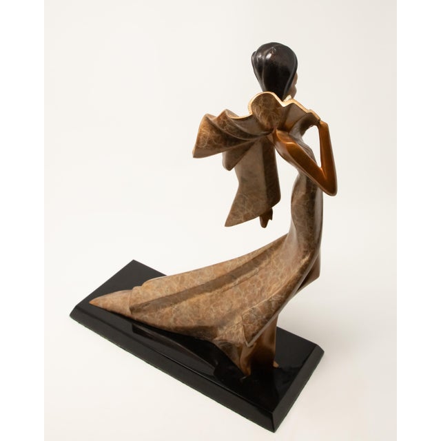 1991 Daner Bronze Sculpture, Icarus For Sale - Image 11 of 13