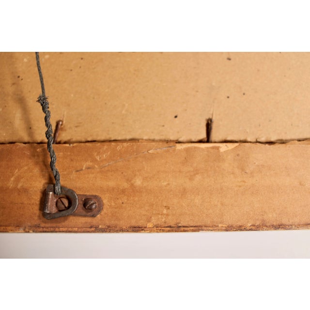 Antique French Bamboo Design Wooden Wall Mirror For Sale - Image 12 of 13