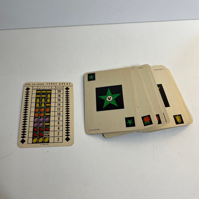1961 Vegas Kard Games Card Deck For Sale - Image 4 of 8