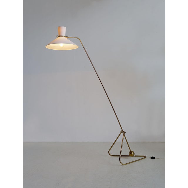 1950s Model 56 Pendulum Floor Lamp by Robert Mathieu, France, 1952 For Sale - Image 5 of 12