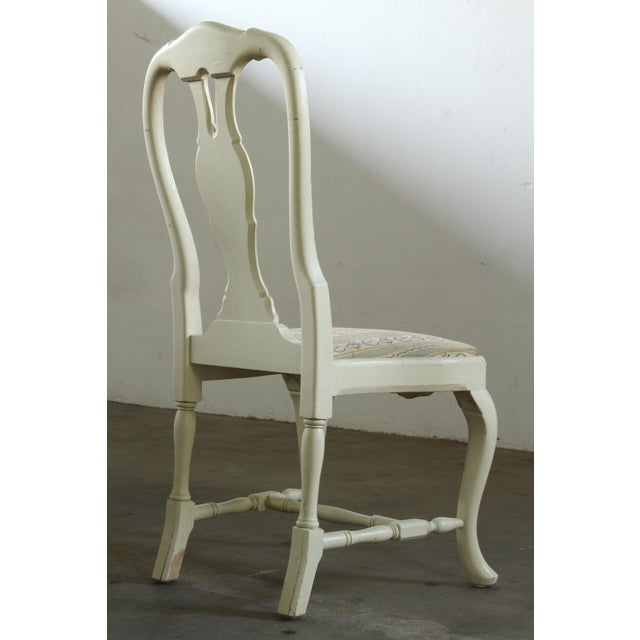 Vintage Louis XV Swedish Rococo Conservatory Chairs, 1900s, Set of 4 For Sale - Image 4 of 18