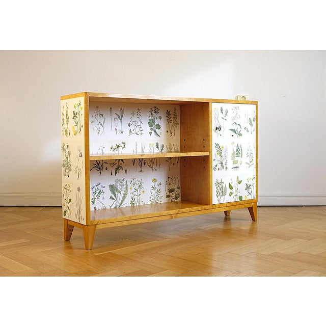 1940s Swedish Modern Nordens Flora Bookcase by C.A.M. Lindman, Sweden, 1940s For Sale - Image 5 of 12