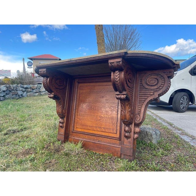 Large Historicism Console Pedestal For Sale - Image 14 of 17