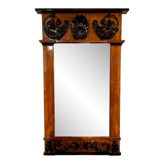 Empire Wall Mirror in Mahogany, South Germany, 1810 For Sale