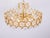 1970s Large Gilt Brass and Crystal Chandelier attributed to Sciolari for Palwa, Germany, 1970s For Sale - Image 5 of 17