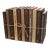 Decorative Books - Chocolate Book Bundle - 1 Foot of Brown Books For Sale