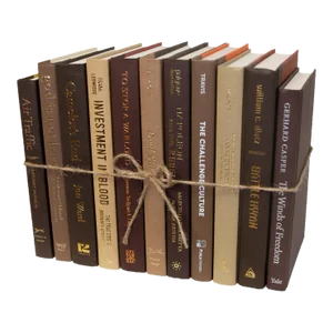 Decorative Books - Chocolate Book Bundle - 1 Foot of Brown Books
