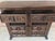 1900 - 1909 20th Century Spanish Carved Dark Walnut Tuscan Two Drawers Credenza or Buffet For Sale - Image 5 of 13