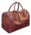 Embossed Crocodile Travel Satchel Bag, Maroon For Sale