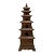 Vintage Chinese Split Reed Bamboo 6-Tier Pagoda Tower For Sale