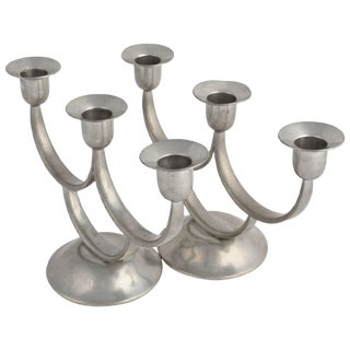 Vintage Candleholders, Germany, 1960s, Set of 2 For Sale