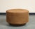 Contemporary Round Brown Suede Ottomans For Sale - Image 13 of 18