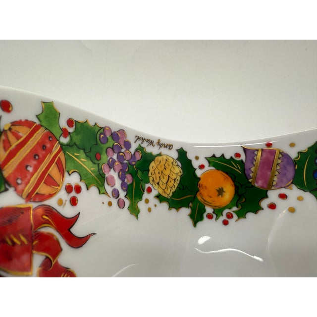 Free Spirit X-Mas Bowl by Andy Warhol / David Platt for Rosenthal Germany For Sale - Image 9 of 10