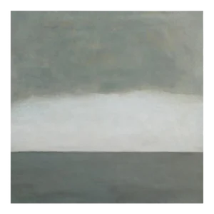 Contemporary Abstract Beeswax Resin, Pigment and Oil Paint on Panel Painting "Wainscott" by Janise Yntema
