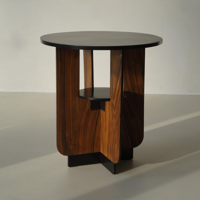Dutch Art Deco Modernist 2-Tier Side Table, 1920s For Sale - Image 16 of 18